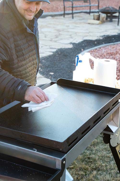 maintain your flat top grill